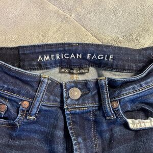 American Eagle brand men’s straight leg dark wash denim jeans. 28” x 30.